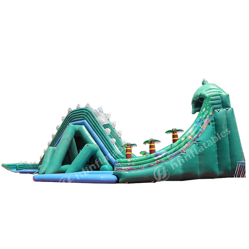 Banzai Vortex Water Commercial Grade Stars Wet Extra Long Big Combo Inflatable Slide For Lake