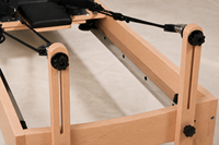 Machine de Pilates Reformer Professionnelle Portable et Réglable en Bois de Hêtre pour Studio de Pilates, Fabricant OEM ODM