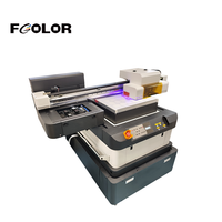 Printer UV LED Fcolor 6090 dengan Printhead XP600 untuk Pencetakan Kustom pada Kaca, Kayu, dan Botol