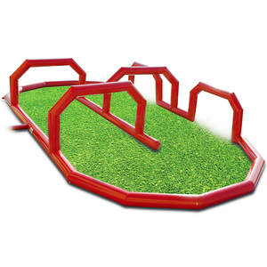 Bền Tương Tác Trò Chơi Người Lớn Inflatable RC Xe Đua Cách Theo Dõi - Product Image 3