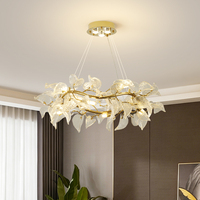 Lustre en fer de style nordique pour salon, suspension design moderne, lampe de plafond principale de luxe pour chambre à coucher intérieure