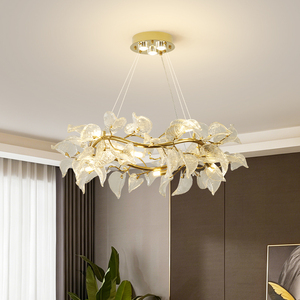 Lustre en fer de style nordique pour salon, suspension design moderne, lampe de plafond principale de luxe pour chambre à coucher intérieure - Product Image 3