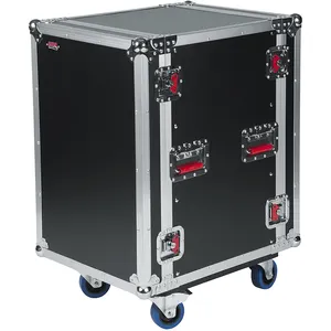 Fabricants Châssis audio en aluminium 2u 3u 4u 6u 9u 12u personnalisé Amplificateur de puissance Flight Case Rack