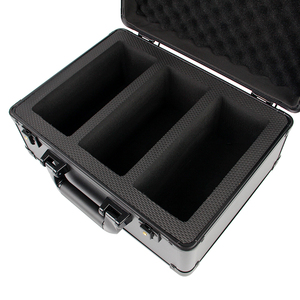 Boîte de rangement en aluminium avec fermeture à clip, boîte de protection noire pour collection de cartes - Product Image 5