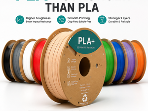 เส้นพลาสติก PLA+ สำหรับเครื่องพิมพ์ 3 มิติ ขนาด 1.75 มม. ความทนทานสูง 8 สี โทนสีผิว สำหรับงานขึ้นรูป 220 องศาเซลเซียส สำหรับ Bambu Lab Prusa ขายส่ง - Product Image 1