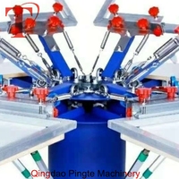 Máquina de impresión de pantalla de camiseta Manual, 1 estación