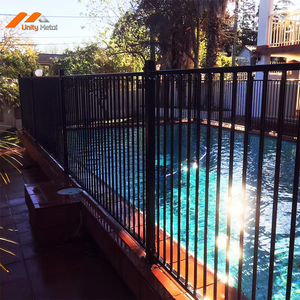 Aluminum Swimming Pool Fencing Panels Weather Resistant <b>Safety</b> Enclosure for Coastal Properties Hotels and Resort Projects - Product Image 2