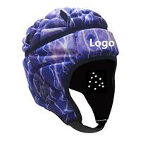 Casque de football souple avec logo personnalisé Casque de rugby 7v7 pour les jeunes Couvre-chef rembourré souple Casque de rugby Protège-têtes de rugby