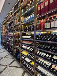 शराब की बोतल धातु रैक प्रदर्शन रैक शराब सेलर उच्च गुणवत्ता वाले कस्टम वाइन रैक - Product Image 3