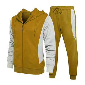 Wholesale Long Sleeve Cardigan Hooded Sportswear Tracksuits <b>for</b> <b>Men</b> Two piece Set Sports Sweatsuit Sets Unisex Customized logo - Product Image 4
