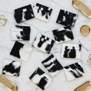 Boshiho Real Cowhide Fur Leather <b>Wallet</b> New Design Stylish Multi Uses Western Hot Sale Real Cowhide <b>Small</b> Card Holder <b>Wallets</b> - Product Image 6