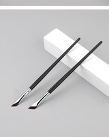 Pinceau à sourcils angulaire super fin YDINI, pinceau de précision pour le façonnage des sourcils, poils synthétiques doux, outil de maquillage