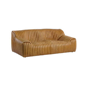 โซฟาหนัง <span class=keywords><strong>cinna</strong></span> Sandra Sandra เบาะหนังหรูหราเรียบง่ายแบบเรียบง่ายพักผ่อนโซฟาสำหรับห้องนั่งเล่น - Product Image 1