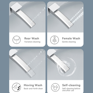 Inodoro Inteligente Moderno de Una Pieza con Asiento con Calefacción Automática, Cerámica Sanitaria, Certificación ETL y CUPC, con Control Remoto - Product Image 3