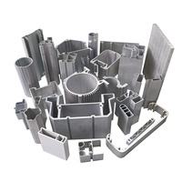 Profilé d'extrusion en alliage d'aluminium 6063, revêtement poudré, rainure en T, longueur personnalisée, usinage CNC, pliage, découpe, soudage, tempérage T3-T8