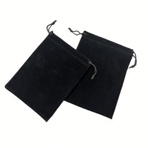 Sac à cordon en velours pour bijoux de luxe, emballage cadeau, pochette de rangement pour bijoux pour la décoration de mariage - Product Image 3