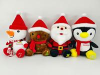 Vente en gros d'usine : Poupées en peluche de Noël (Père Noël, Arbre de Noël, Cerf, Renne, Bonhomme de neige) – Cadeaux