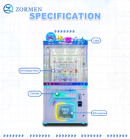 Торговый автомат Zormen: Прямые поставки с завода, настраиваемый, прочный, коммерческий, монетоприемный, с функцией Key Master