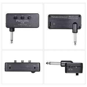 Flatsons F1R <span class=keywords><strong>Mini</strong></span> amplificateur de <span class=keywords><strong>guitare</strong></span> pour <span class=keywords><strong>casque</strong></span> avec prise <span class=keywords><strong>casque</strong></span> 3.5mm entrée AUX Plug-and-Play - Product Image 6