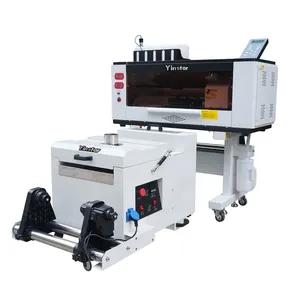 Yinstar DTF-Drucker beste doppelte XP600 Rüttler und Trockner-Maschine Drucker Druckservice A3 DTF-Druck für T-Shirts