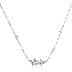 ร้อนขาย18K ชุบทอง925เงินสเตอร์ลิงสร้อยคอทอง<span class=keywords><strong>18KGP</strong></span> เพทาย - Product Image 3