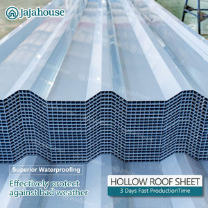 Tuile de toiture creuse en PVC ignifuge conforme à la norme BS 476, haute résistance aux chocs, sans <span class=keywords><strong>amiante</strong></span>, pour toiture ondulée, Singapour - Product Image 2