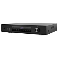 Amplificador de Potencia Profesional de 600W, 6 Zonas, 12 Canales, Hifi Multizona, 4/8 Ohmios, Carcasa Metálica, Control de Graves/Agudos DSP, Radio FM