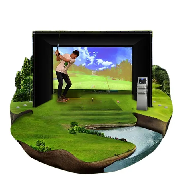 3D Indoor Profitable Golf Simulator System Professional Training Golf Simulator with Great Price