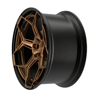 Jantes en fibre de carbone forgées sur mesure en deux parties, 19 20 21 pouces, concaves profondes, légères, pour BMW G80 M3 Audi RS6 <span class=keywords><strong>Tesla</strong></span> <span class=keywords><strong>Model</strong></span> S Plaid - Product Image 1