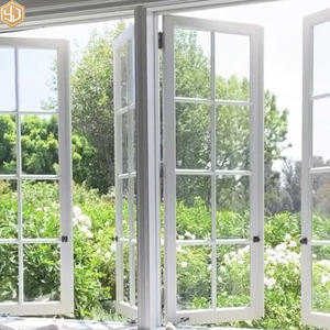 Fenêtre à battants en treillis français blanc à double vitrage, à ouverture battante, pour villa, cuisine - Product Image 6