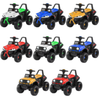 Voiture électrique pour enfants en gros, jouet à batterie, 4 roues, roues tout-terrain stables, lumières LED, voiture électrique pour enfants