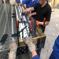 Nouvelle plateforme de soudage 3D flexible à positionnement rapide YAHANDA, table de gabarit modulaire stable, garantie 1 an pour les machines d'ingénierie