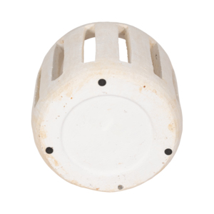 Lanterne décorative ronde, porte-bougie hurricane avec design à lattes ouvertes, support de bougie pilier contemporain - Product Image 6