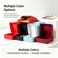 Vente en gros directe d'usine, boîte en carton ondulé durable à 3 couches, impression colorée et élégante, pour l'emballage