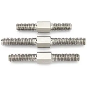 Customized Stainless Steel A2 SS304 SS 316 Adjusting Reducing Stud Bolt Hexagonal Double Head Bolts