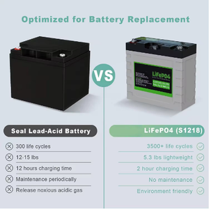 Taşınabilir açık güç kaynağı 12V 18AH 216WH LiFePO4 pil - Product Image 5