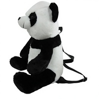 Sac d'école en peluche panda neuf, directement de l'usine, jouet en peluche doux avec rembourrage en coton PP pour enfants de 2 ans et plus