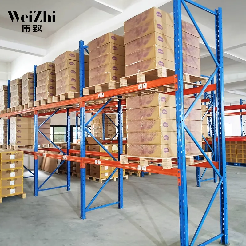 Alta Qualidade Industrial Heavy Duty Prateleiras Pallet Rack Empilhamento Prateleiras Sistema Fabricante Metal Storage Rack