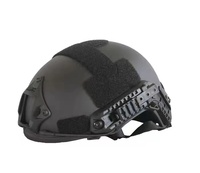 Casque tactique FAST avec épaississement de 6mm et suspension à bouton réglable pour le jeu sur le terrain