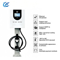 Chargeur mural pour véhicule électrique 30kW 40kW DC /CCS1/CCS2/CHAdeMO/GB avec contrôle intelligent par application WiFi, entrée AC100V-380V, station de charge