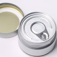 Boîte de conserve Matcha de qualité alimentaire de 30ml 50ml 100ml avec couvercle à ouverture facile Boîte en métal scellée pour thé et café en poudre