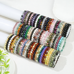 Wholesale Price 8mm Natural Quartz Amethyst Beads <strong>Healing</strong> Bracelets Jewelry Bead Gemstone <strong>Crystal</strong> Bracelet - Product Image 1