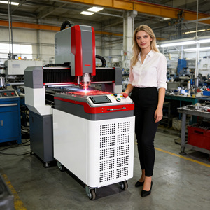 Machine laser de <span class=keywords><strong>nettoyage</strong></span> de meubles en bois, type pulsé, 500W, idéale pour le <span class=keywords><strong>nettoyage</strong></span> du bois ancien, l'élimination de la rouille et de la peinture sur métal - Product Image 4