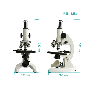 Set di <span class=keywords><strong>Vetrini</strong></span> per Microscopio Didattico di Biologia XSP-13A 50-1250X con Oculare 5X-12.5X e Obiettivi 10X-100X Monoculare - Product Image 3