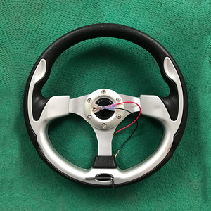 Custom Racing Steering <b>Wheel</b> 13 Inch 320mm PU Material 3 <b>Spokes</b> For Car Use - Product Image 1