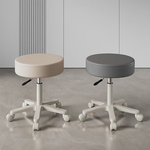 Taburete Rodante Multifuncional Ajustable para Salón <span class=keywords><strong>EMMA</strong></span> con Ruedas - Product Image 5