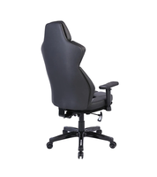 Chaise de jeu ergonomique professionnelle personnalisée de style moderne à dossier haut de luxe, noire