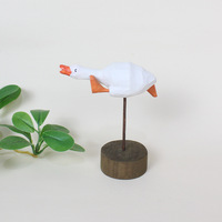 Ornement de bureau rustique en bois Chong Duck, décoration transfrontalière, vente en gros pour marchés nocturnes, personnalisation