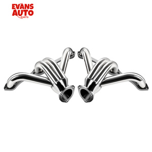 Collettore di scarico in acciaio inossidabile testiere tubi di scarico per Chevy Chevrolet Small Block SB V8 262 265 283 305 327 350 400 - Product Image 5