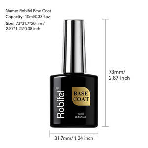 OEM y ODM Robifel, Esmalte de Uñas en <span class=keywords><strong>Gel</strong></span> de 10 ml de Marca Privada, Capa Superior y Base Sin Necesidad de Limpiar, Libre de HEMA con Capa BAES - Product Image 5